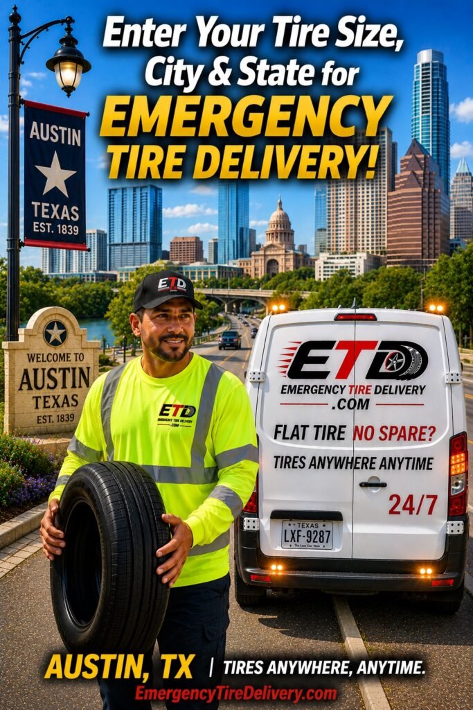 Emergency Tire Delivery & Mobile Tire Installation Austin TX
